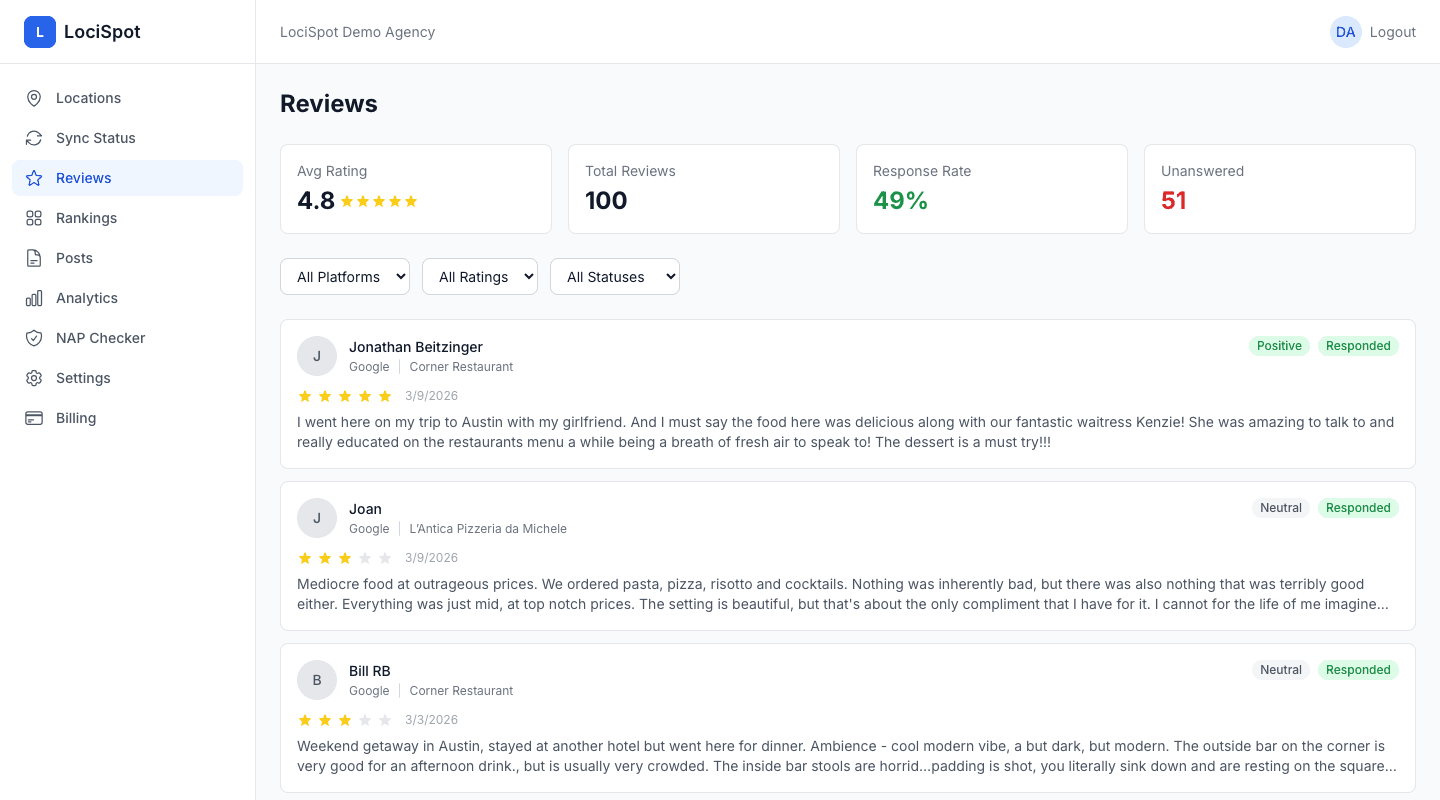 Never miss a review again.